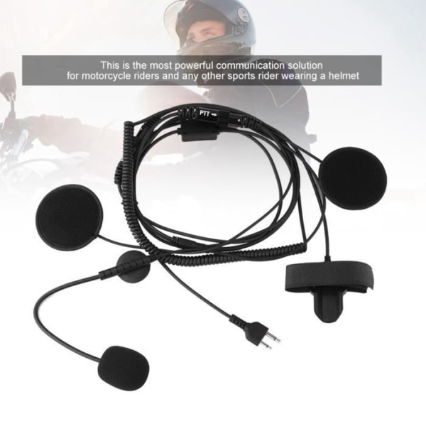 Tbest Motorcykelhjälm Bluetooth Headset Motorcykelhjälm Walkie Talkie Bluetooth Headset med mikrofon ICOM IC-F21