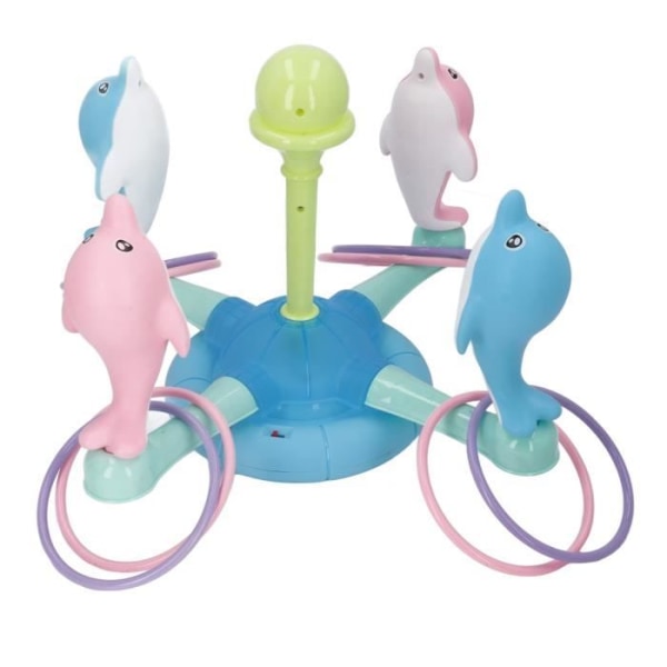 HURRISE Dolphin Ring Toss Game Toy Electric Music Ferrule Toy Söt Toss Ring Game Toy Delfin Toy