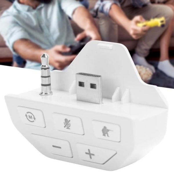 HURRISE Hörlurskontroller Jack Adapter för en Gamepad