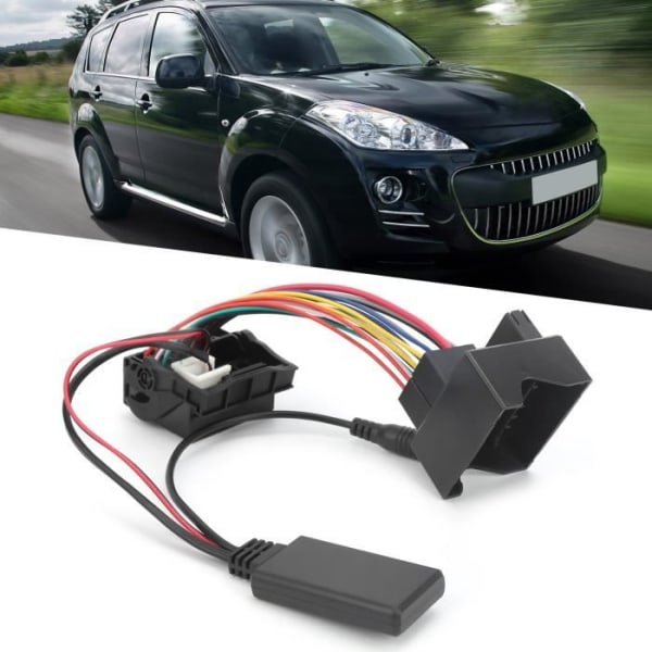 Bil Bluetooth-modul Bluetooth 5.0-kabel AUX-IN Bilstereoadapter Lämplig för Citroen C2/ C3/ C4/ C5/ C6 ZER3