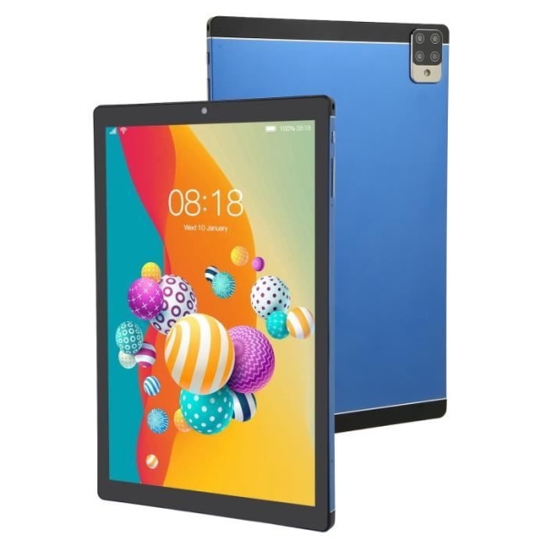 HURRISE Blue Tablet 128GB Surfplatta 10,1 Inch Blue 6GB 128GB 10 Core CPU 8800mAh Dator Surfplatta UK Plug