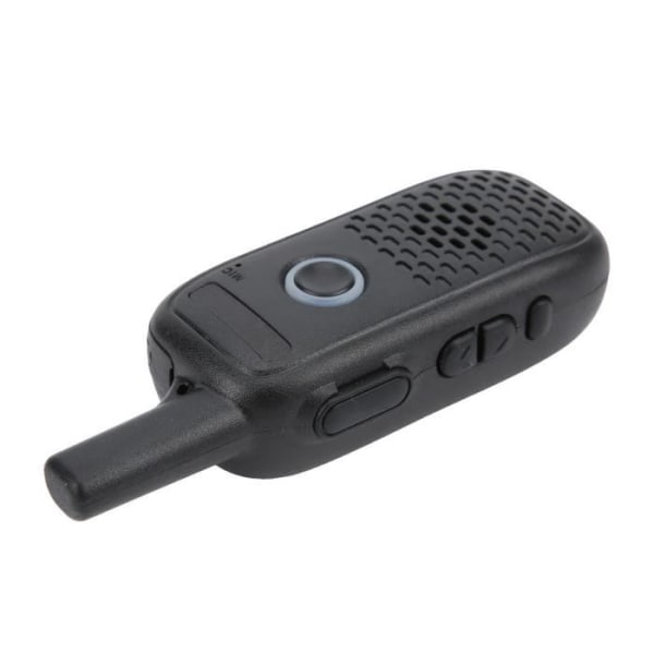 HURRISE Handhållen Transceiver Mini Walkie Talkie UHF PMR FRS Bärbar Radio 2W 400-470MHz med USB-kabel 1200mAh batteri