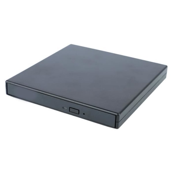 HURRISE Extern CD-enhet Extern DVD-enhet USB 2.0 24X Höghastighets Plug and Play DVD-brännare Hållbar Stabil Låg