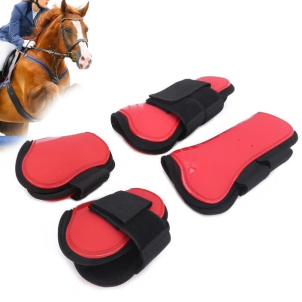 HURRISE Horse Thickening Boots Häst Tendon Boots Thicken PU Shell Protection Horse Boots