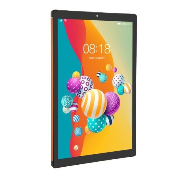 HURRISE Tablet PC 10,1 tums surfplatta för Android12, 1960 x 1080 IPS-skärm, 6GB 128GB Touch Computing EU-kontakt