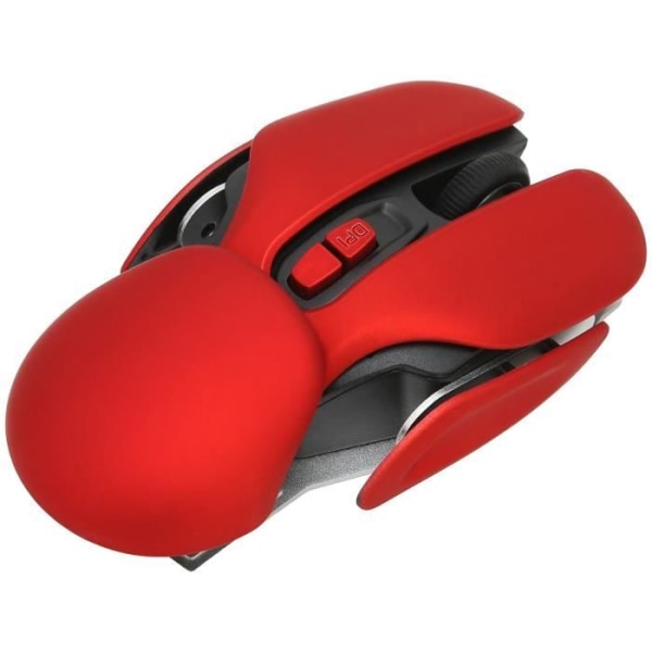HURRISE Gaming Mouse Laptop Mus Galvaniseringsprocess DPI justerbar mus utan datortangentbord Röd