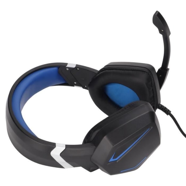 HURRISE Gaming Headset Stereo Surround-hörlur med brusreducerande mikrofon för PC