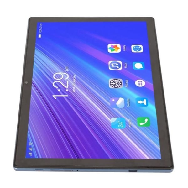 HURRISE Kids Tablet 10-tums surfplatta Octa Core-processor Dubbla kameror 6GB 128GB 2.4G 5G för Android 11 IPS HD