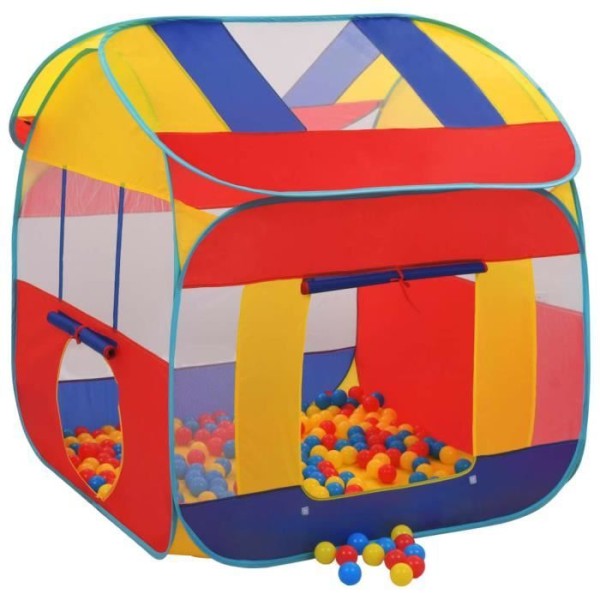 Lektält med bollar - FDIT - 123x120x126 cm - Flerfärgat - För barn