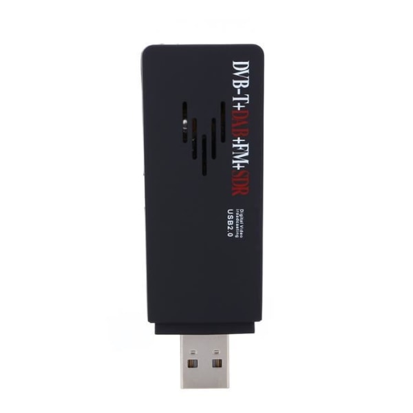 VINGVO USB 2.0 DVB-T SDR + DAB + FM Digital TV Stick - Svart