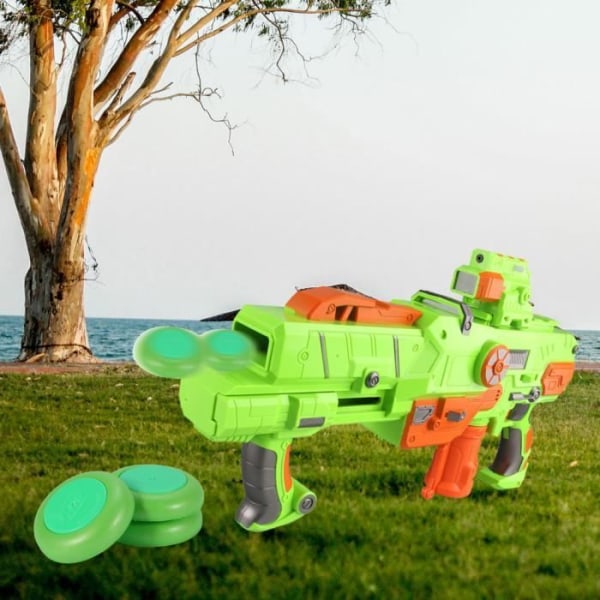 Green Disc Discs Refill Bullet Blaster Dart Toy Gun for Nerf - 10 delar - Grön