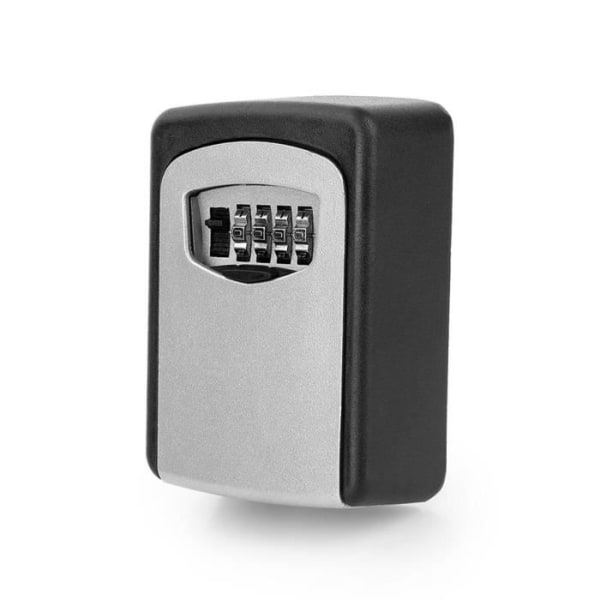 Key Safe Outdoor Safe Key Storage Organizer med 4 väggmonterade kombinationslösenordsnycklar