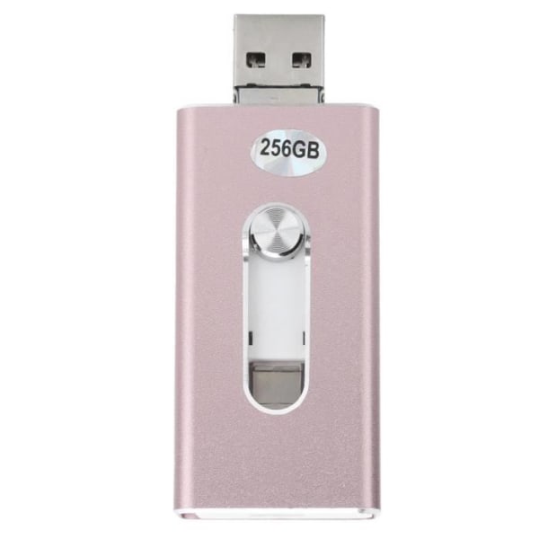 HURRISE 256 GB USB-minne - 3 i 1 Micro USB - Extra lagringsutrymme för Android / iOS / Windows
