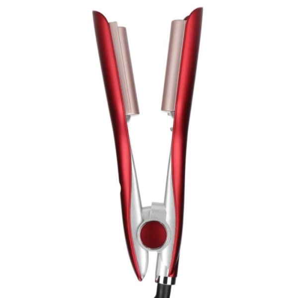 HURRISE Hair Curling Automatisk locktång 5 lägen Justerbar Lätt bärbar rött hår locktång för kvinnor