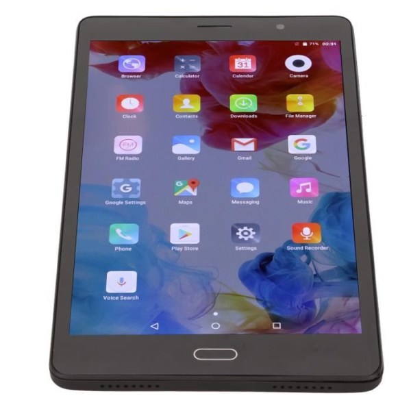HURRISE Tablet 8-tums HD Android-surfplatta, 8-tums Android 9.0 4GB RAM 64GB ROM 4G LTE Touch Computing EU-kontakt