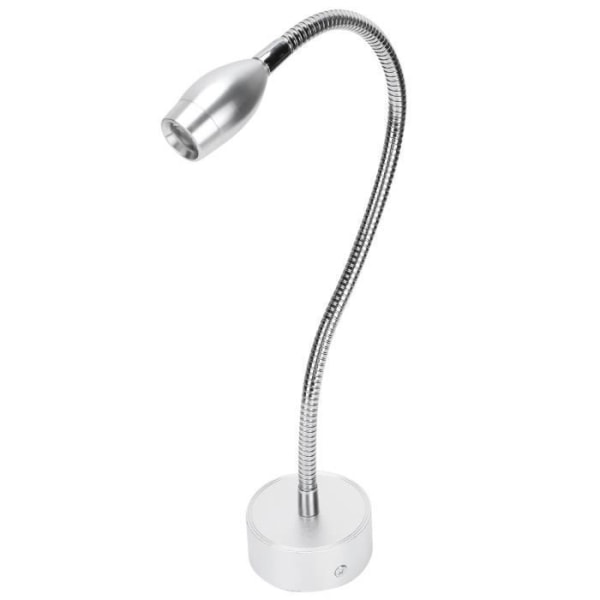 Svanhalsbordslampa, LED-klämma skrivbordslampa, flexibel arbetslampa i aluminiumlegering, för butik