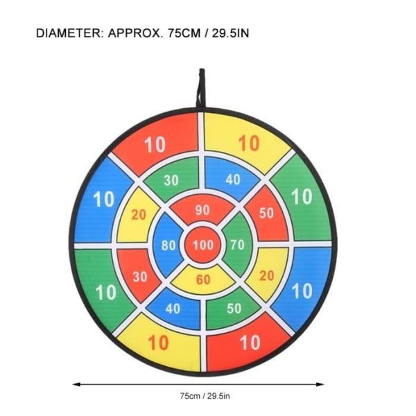 SIB 75cm Dartbrädespel Barn Barn Dart Födelsedagsfest Inomhus utomhusspelleksak