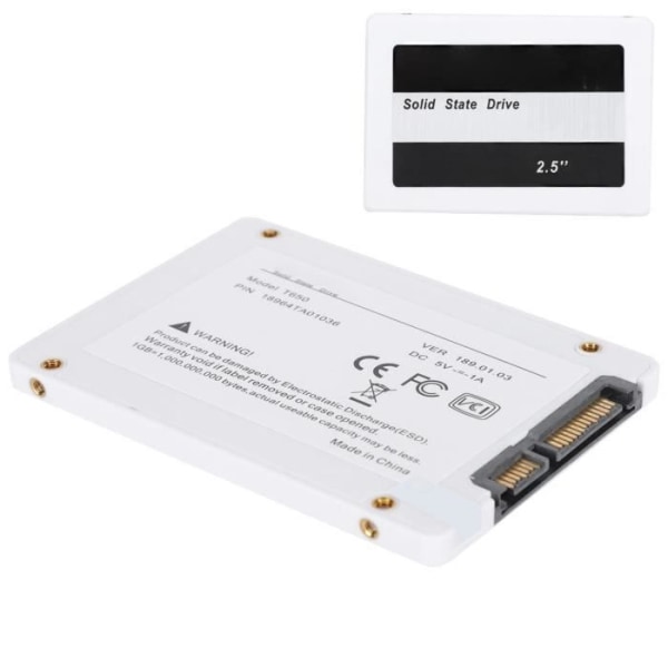 HURRISE SDD för bärbar dator Stationär SSD hårddisk delar H2 SATA3.0 2,5 tum (60GB)