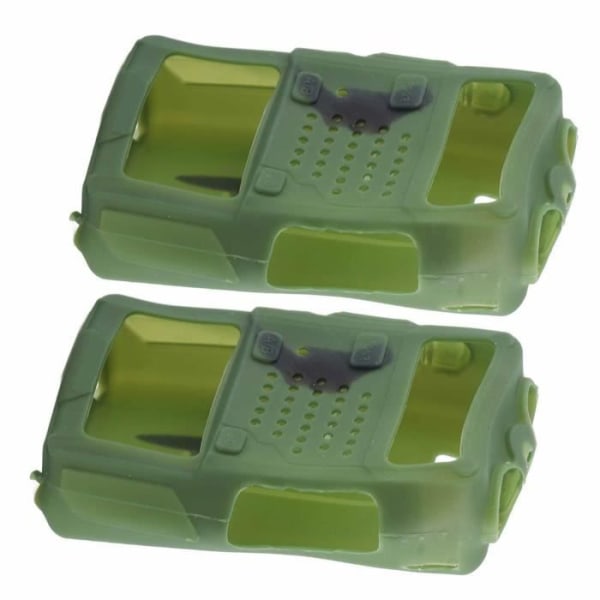 BEL-7423055006194-Walky talky fodral 2 delar Mini walkie talkie i mjukt skyddande silikon radiofodral ljud video