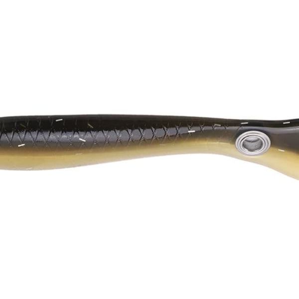 HURRISE Soft Loach artificiellt fiskedrag 5 st/set 10cm 6g mjukt lock med 3D-ögon förstorad svansrulle