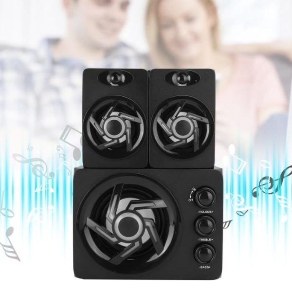 HURRISE SADA D‑209 Speaker 2.1 PC-högtalare med subwoofer för mobiltelefon