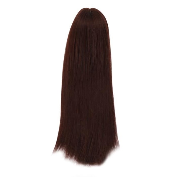 HURRISE 1/4 docka peruk med lugg Liknande långt hår, för kulledsdocka, DIY, högtemperatursilke