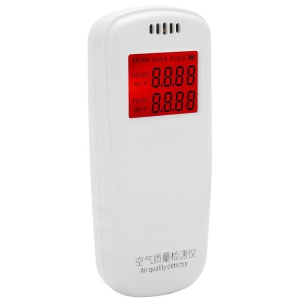 HURRISE Formaldehyd Meter Formaldehyde Detektor Formaldehyd Monitor Luftkvalitet Monitor Tester