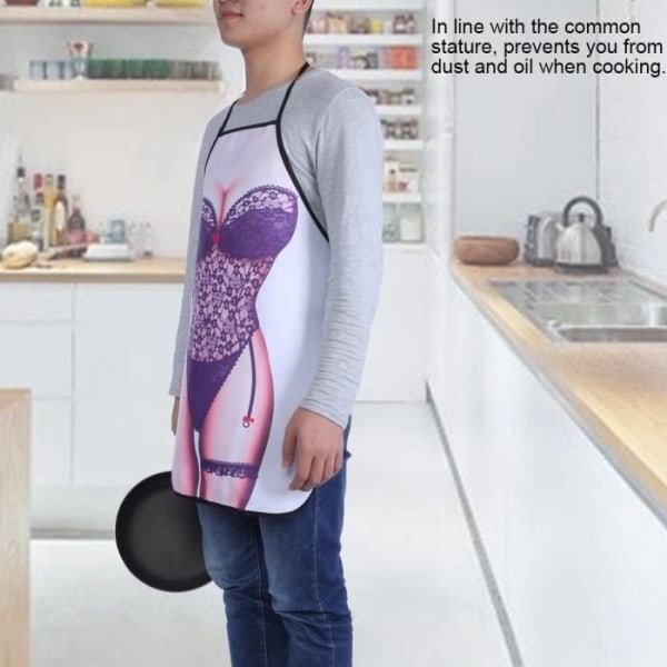 3D Roligt Köksförkläde Sexigt Förkläde Män Kvinnor Vattentätt Förkläde (Kvinnor