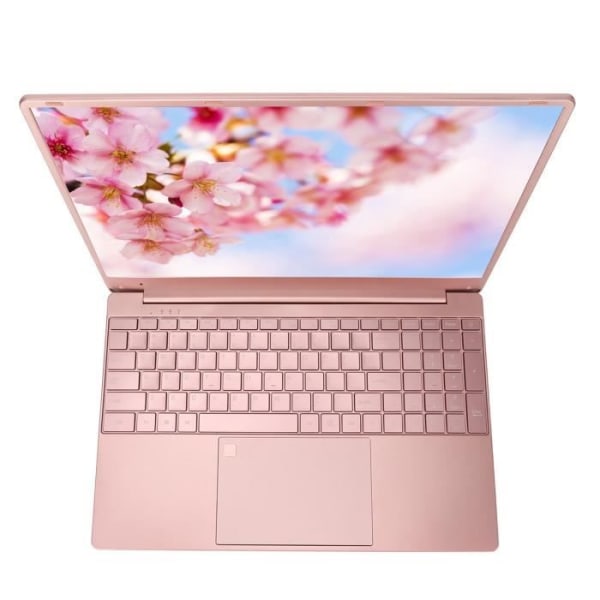 Fdit Laptop 15 Pink Laptop 15,6 tums IPS-skärm CPU Quad Core 16GB RAM 512GB ROM-enhet