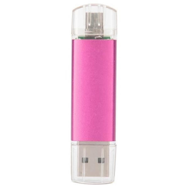 Tbest OTG Disk OTG U Disk USB Flash Drive 2 i 1 Stor kapacitet extern dataminne Pink Röd (8GB)