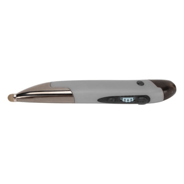 BEL-7590762077943-Wire Pen Mouse Portable Pen Mouse, 2,4G Silent Uppladdningsbar datorkabel Silvergrå