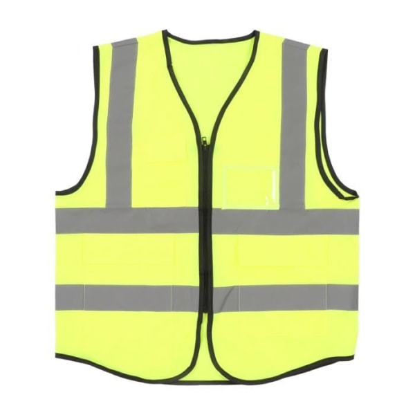 BEL-7293629157030-säkerhetsväst arbetskläder Hög synlighet polyester reflekterande säkerhetsväst med ficka