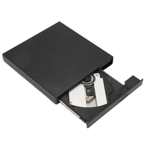 BEL Extern DVD-enhet Extern DVD-spelare Höghastighetsöverföring Bärbar Svart Ultratunn VCD-brännare för