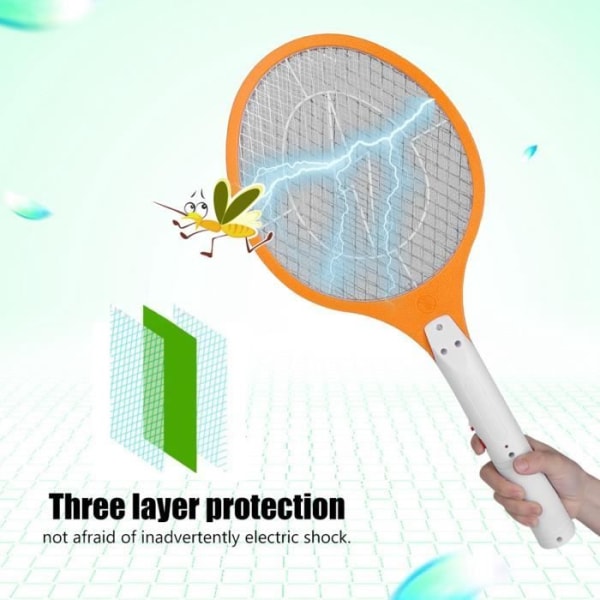 Sonew uppladdningsbar myggsmällare sladdlös uppladdningsbar elektrisk flugracket Insektsdödare myggmedel