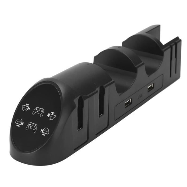 Laddare för Switch/Joy-Con, USB Game Controller Laddningsställ för Gamepad för Nintendo Switch Dock Base
