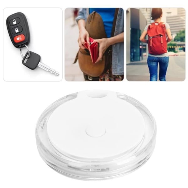 HURRISE Key Finder Smart Finder Anti-Lost Alarm Reminder Bag Locator Husdjursnycklar GPS-telefonkablar