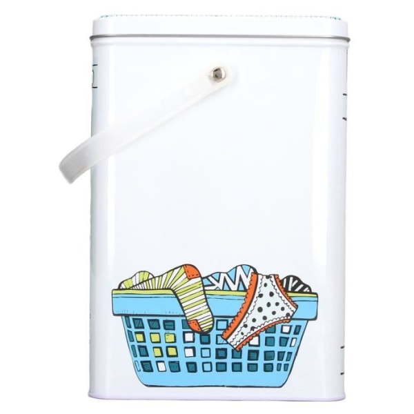 HURRISE Pulver Tvättmedelsbehållare Kreativ Ritning Måla Tvättmaskin Form Tvättmedelsbehållare
