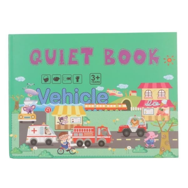 LIX - Early Learning Road Traffic Book Brain Teaser Pedagogiska leksaker för barn