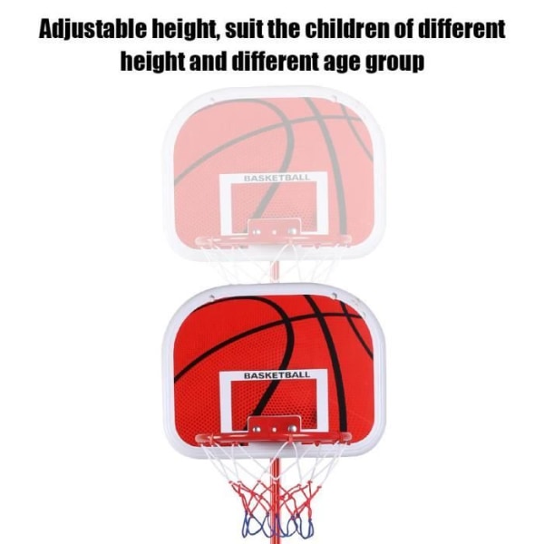 HURRISE Basketbackboard 170CM Justerbar höjd Basketstativ Barn Spelträningsutrustning