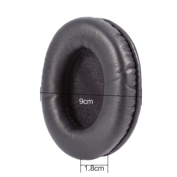 1 par hörlurar hörlurar, mjuka ersättnings öronkuddar PU-läderkudde Mjukt skumheadset för Sony