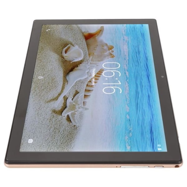 HURRISE för Tablet 10 för 10 Tablet HD IPS-skärm 4GB 64GB ROM 2,4G 5G Dual Band WiFi datorplatta Golden EU Plug