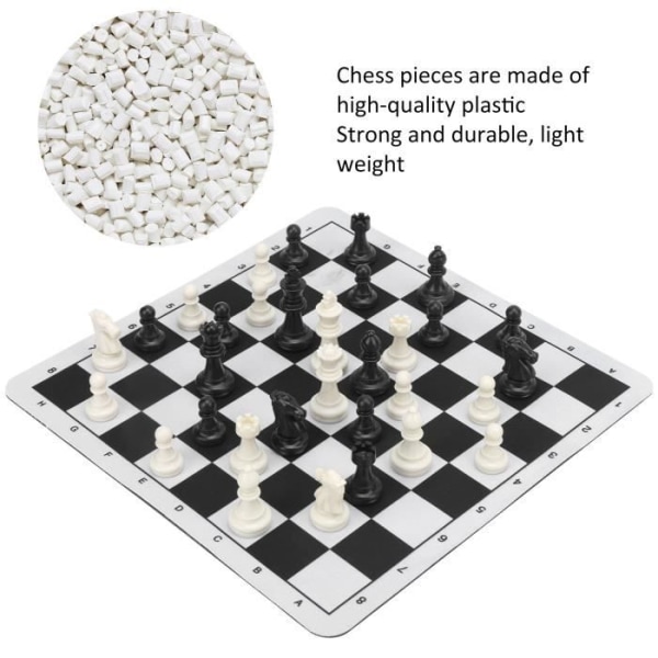Standard internationellt schackspel 24x24cm