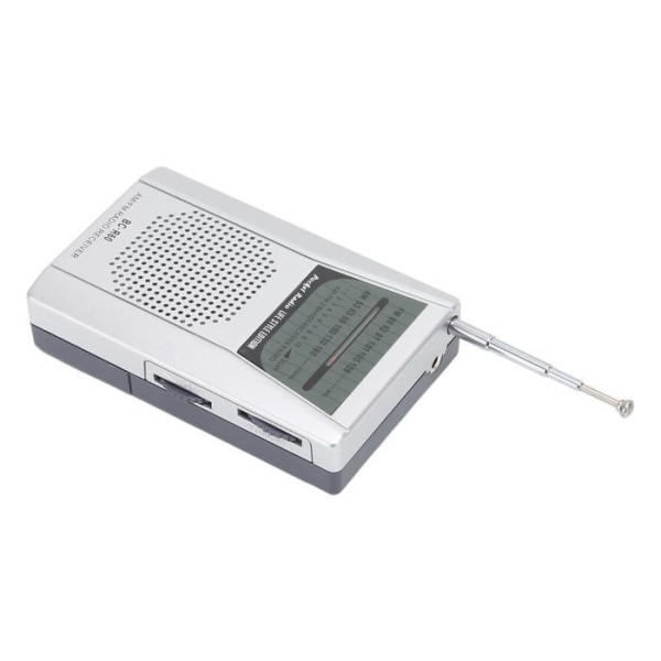 BEL-7293629088242-Liten bärbar AM-FM-transistorradio 5W högtalarbatteridriven fickradio för nödsituationer vid resor i hemmet