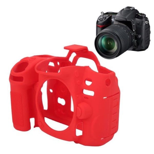HURRISE Kamera Skyddsfodral Kamera Skyddsskal Silikonfodral Skydd för Nikon D7000