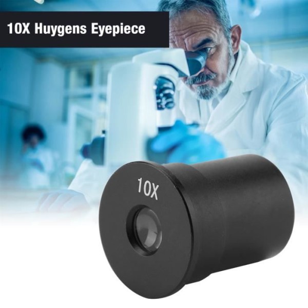 HURRISE mikroskop okular DM-H002 H10X 23,2 mm 10X optisk okularlins Huygens okular för biologiskt mikroskop