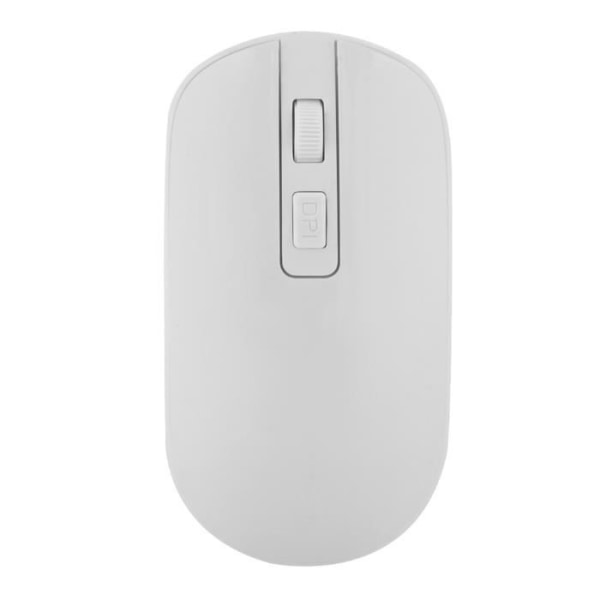 Tbest Wireless Keyboard Mouse 2 108 multifunktionstangenter 2.4G trådlös tangentbordsmus Combo Hög känslighet utan fördröjning (Vit)