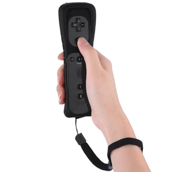 HURRISE Game Handle Game Controller Gamepad med analogt handtag för Nintendo WiiU/Wii-konsol (svart)