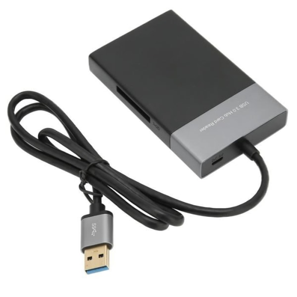 HURRISE USB3.0 multifunktionskortläsare - 6 i 1 för Windows, Linux och Mac