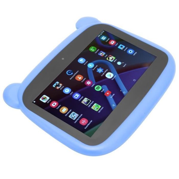HURRISE Baby Tablet Kids Tablet 7 tum 5G Dual Band WIFI 2GB 32 Touch Computing EU Blue Plug