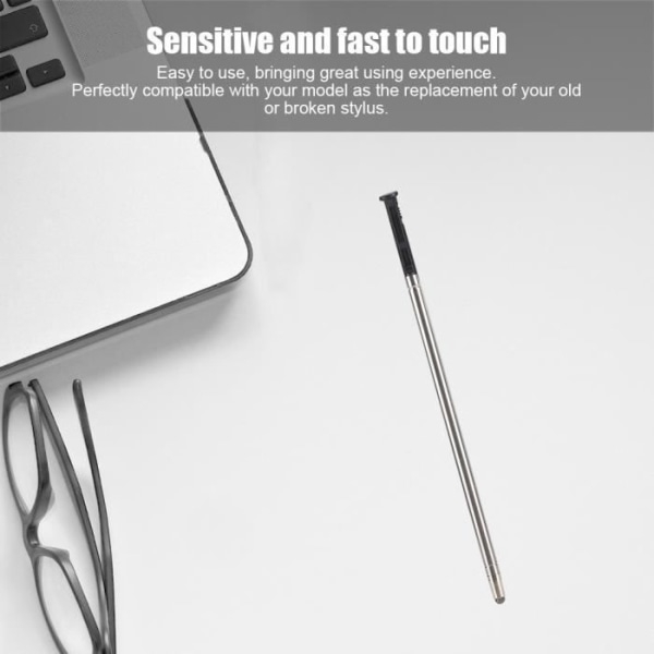 HURRISE S PEN Ersätter S PEN Touch Pen med elektromagnetisk ersättning för LG Stylo 5 q720 q720ps Svart